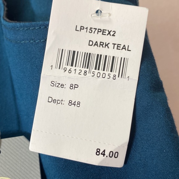 #64 Wit & Wisdom, “Ab” Solution high rise, Itty bitty boot. Dark Teal - Picture 8 of 10